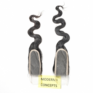 Vente en gros de extensions de cheveux humains vierges de temple vietnamien Deep 2*6 HD Lace Closure Bodywave Cheveux humains bruts indiens non traités - Product Image 2