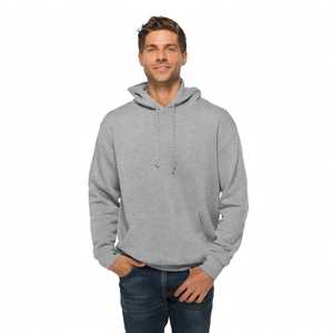 Sudadera con Capucha para Hombre, Color Morado Claro, Corte Regular, Informal, con Bolsillo Delantero - Product Image 6