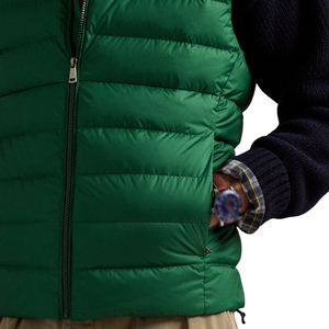 Men Custom Logo Puffer Vest Winter Sleeveless Jacket Quilted Warm Body Warmer Lightweight Outdoor OEM Supplier - Product Image 5