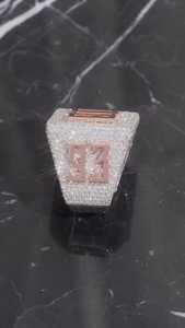 Custom Championship <b>Rings</b> for Men 925 Sterling <b>Silver</b> Lab Grown Diamond Iced Out Hip Hop <b>Ring</b> VVS Diamond <b>Statement</b> Jewelry Gift - Product Image 2