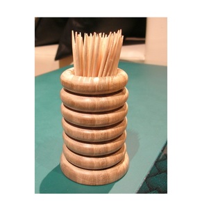 กล่องใส่ไม้จิ้มฟันไม้พรีเมียม กล่องจัดระเบียบตกแต่ง สำหรับร้านอาหาร โรงแรม คาเฟ่ ห้องครัว โต๊ะอาหาร - Product Image 1