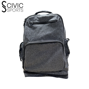 High Quality Sports Custom <b>Glitter</b> Cheerleader Backpack Wholesale Waterproof Cheer <b>Bag</b> with Zipper Closure - Product Image 6