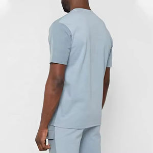 Conjuntos de Verano Sublimados Personalizados para Hombre, Conjunto de Camiseta de Manga Corta y Pantalones Cortos de Algodón para Hombre - Product Image 4