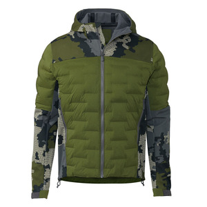 Unisex Outdoor <b>Waterproof</b> Flame-Retardant Digital <b>Camo</b> Hybrid Insulated <b>Jacket</b> Technical Softshell Puffer Hunting Coat Autumn - Product Image 1