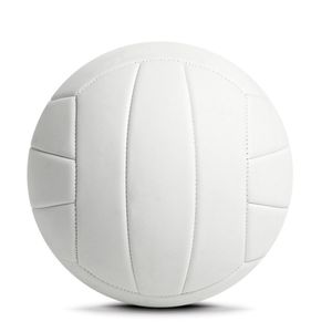Balón de Voleibol de Alta Calidad, Liso, Totalmente Blanco, Suave al Tacto, para Entrenamiento, Interior, Exterior, Playa, Partidos, Embalaje de Grado Profesional, Servicio OEM - Product Image 1