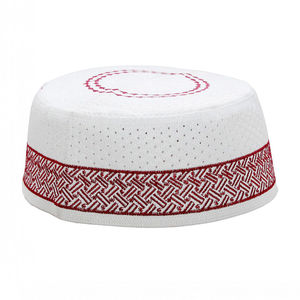 Classic Prayer Cap for Men Soft Breathable Cotton Kufi <b>Islamic</b> Hat Wholesale Manufacturer - Product Image 1