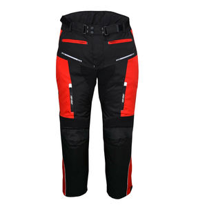Pantalon de moto pour homme, taille plus, coupe-vent, en Cordura et cuir, respirant, pour les voyages en moto - Product Image 3