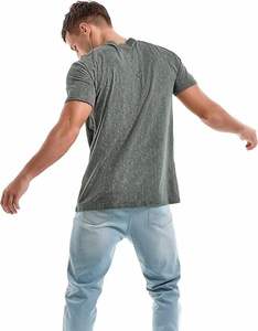 T-shirt vintage pour homme en coton lavé, streetwear décontracté, mode confortable pour tous les jours - Product Image 5