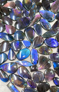 Natural Spectrolite Loose Gemstone Rajasthan Multi Color Multi Flash Chakra <b>Healing</b> Mix Shape Mix Size for Jewelry - Product Image 5