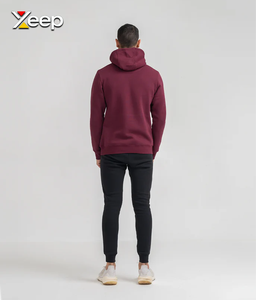 XEEP Sweat à capuche décontracté personnalisé pour homme, coupe régulière, veste d'entraînement hivernale respirante à séchage rapide avec poches, service OEM - Product Image 4