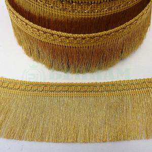 Premium Quality Gold Plated Bullion Fringe for Epaulettes Thick Spring <b>Wire</b> Gilt Fringe Trimming for Church Vestments and Attire - Product Image 5