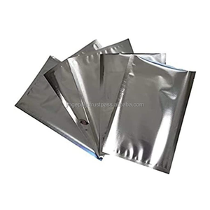 ถุงพลาสติก PET/MET/PET/LDPE คุณภาพเยี่ยม ขายดี เกรดอาหาร ปิดผนึกตรงกลาง ขนาดตามสั่ง พิมพ์กราเวียร์หลากสี สีเงิน - Product Image 1