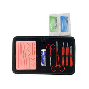 Kit de sutura quirúrgica para operar la piel, estudiantes médicos y veterinarios, práctica de entrenamiento quirúrgico, instrumento médico para estudiantes médicos - Product Image 1