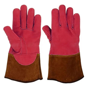 Guantes de Soldadura TIG de Alta Calidad, Cuero de Piel de Cabra, Resistentes al Fuego y a las Chispas, Protección para Manos y Brazos - Product Image 2