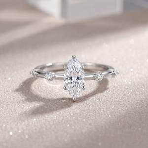 s925 sterling silver moissanite <b>ring</b> hot selling jewelry bulk supply ready stock <b>for</b> cross border business wedding <b>mens</b> band - Product Image 4