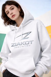 Sudadera con Capucha de Algodón y Felpa Personalizada con Impresión Puff |    Diseño Inspirado |   Sudadera con Capucha Estampada y Bordada |   Sudadera con Capucha Estilo Urbano OEM Denim_Tears - Product Image 6
