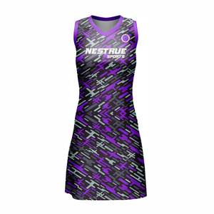 Robe de football pour femme imprimée par sublimation, respirante, athlétique, uniforme d'équipe personnalisé, séchage rapide, anti-humidité, UPF 50 - Product Image 5