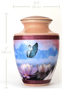 Urne funéraire artisanale de conception américaine moderne pour adulte – Magnifique urne commémorative pour enterrement et funérailles - Product Image 3
