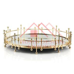 Latest Design Stainless Steel Rectangle Serving Decorative Tray for Home Hotels & Restaurants <b>Table</b> Wedding Decor - Product Image 3