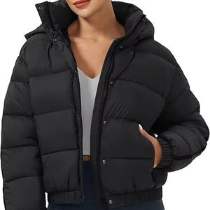 DREAMCATCHER ENTERPRISES Chaqueta de Invierno Acolchada para Mujer, Personalizada, Nueva, Transpirable, Cómoda, de Poliéster/Nailon con Cierre - Product Image 1