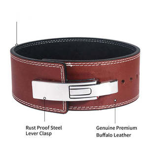 Custom Color 10mm/13mm Sparkling Cowhide Leather Belt Non-Slip Gym Support for <b>Women</b> Glitter <b>Weight</b> Lifting Lever Belt - Product Image 3