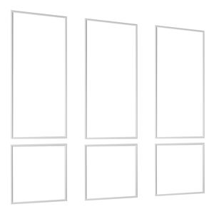 Moulures murales légères et peignables, lot de 3 panneaux de lambris, kit facile à installer, garniture murale imperméable pour accents muraux - Product Image 1