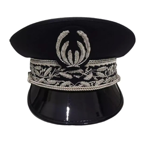 Gorra de Visera OEM para Sacerdote de Iglesia, Cadete, Banda Escolar, con Insignia Bordada de Cruz Dorada y Roja, Gorra Religiosa para Desfile - Product Image 1