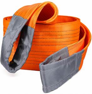 Eslingas de Poliéster Dinámicas Provina de 10 Toneladas, Color Naranja Brillante, Duraderas, para Levantamiento de Pesas, Uso Industrial, ODM/OEM - Product Image 1