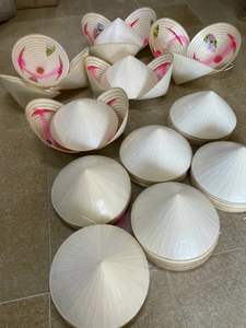 Sombrero Tradicional Vietnamita con Logotipo Personalizado, Cónico, Hecho a Mano con Hoja de Palma de Bambú, Ajustable, para Viajes al Aire Libre, Casual, Diario, Fiestas - Product Image 5