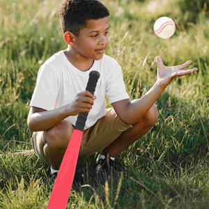 WARPRO INDUSTRY SS-BB-04 Juego de Bate de Béisbol de Espuma Negro con Remolinos Blancos, 4 Pelotas Blandas, 28 Libras, Ligero, para Principiantes y Entretenimiento - Product Image 5