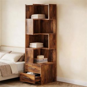 ชั้นวางหนังสือรูปตัวแอลทรงเหลี่ยม ดีไซน์ทันสมัยมีสไตล์ - Product Image 3