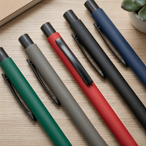Stylos promotionnels personnalisés avec impression de logo, métal aluminium, impression UV, pour cadeaux d'entreprise, stylos à bille, vente en gros, faible MOQ - Product Image 2