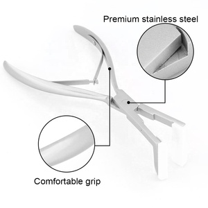 Kit d'outils pour extensions de cheveux, pinces métalliques, ciseaux, clips, ensemble d'installation et de retrait pour usage professionnel - Product Image 4