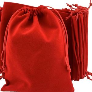 Soft Touch Velvet Pouch Drawstring <b>Bag</b> for Jewelry Storage Premium Velvet Drawstring <b>Bag</b> for Cosmetic Gift Packaging - Product Image 2