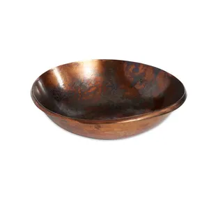 Handmade <b>Metal</b> Serving <b>Bowl</b> Round Wabi Sabi Design Polished Finish Decorative Dish for Dining Table - Product Image 1