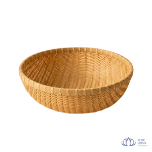 [BEST SELLER] Eco-Friendly Bamboo Woven Handwoven Oval <b>Basket</b> Fruit <b>Tray</b> Multifunction Modern Kitchen Food Storage Organizer Gia - Product Image 1