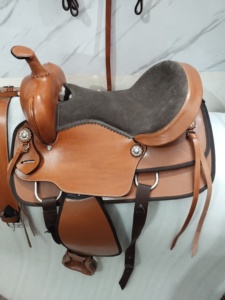 Silla de Montar Inglesa de Cuero Premium ADEEFA, Estilo Western, para Equitación, a Precio Competitivo, desde India - Product Image 2