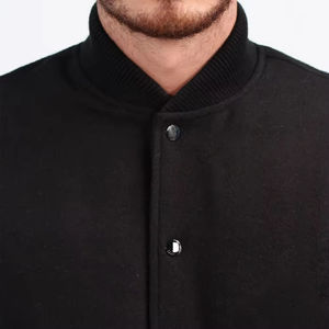 Blouson universitaire confortable et personnalisé pour homme, grande taille, en laine de haute qualité, col montant, écologique, séchage rapide, hiver 2025 - Product Image 5