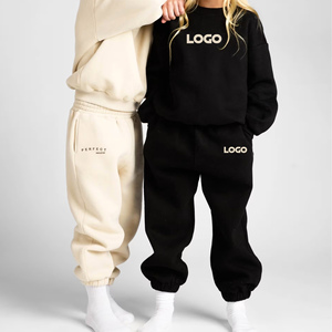 PERFECT INDUSTRY 2026 Ensemble de vêtements pour filles couleur crème, ensemble sweat à capuche et pantalon de survêtement, survêtements unisexes pour enfants, ensembles de jogging, pulls - Product Image 6