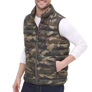 Men's Utility Puffer <b>Vest</b> Multi Pocket Quilted Sleeveless Jacket Wholesale Factory Manufacturer Comfortable Sleeveless Winter - Product Image 1
