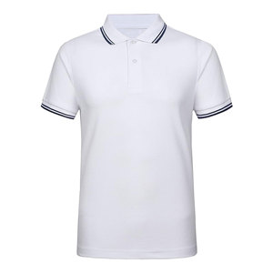 Polo pour homme en coton 100% ODM, best-seller, de haute qualité, blanc, boutonné, col rabattu, style golf - Product Image 2