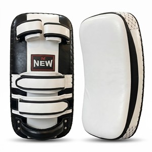 Professional Microfiber Leather Muay Thai <b>Kick</b> Pads Curved Lightweight Training <b>Shield</b> for Boxing MMA Martial Arts Gear - Product Image 6