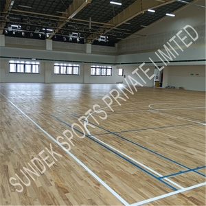 Suelo de Madera con Amortiguación de Aire Sundek para Canchas de Baloncesto, Certificado EN14904, Uso Interior/Exterior, Ecológico, Absorción de Impactos, Fabricante - Product Image 6
