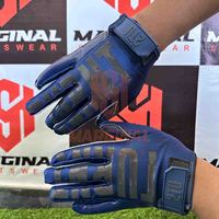 Guantes de Fútbol Americano de Diseño Personalizado con Palma Ultra Adhesiva, Agarre Duradero y Transpirable para Hombre