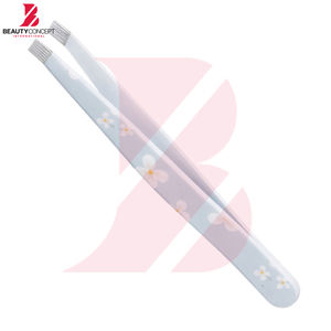 Juego de 4 Pinzas para Cejas al por Mayor con Estuche, Acero Inoxidable de Grado Quirúrgico, Punta Inclinada, Puntiaguda y Plana para Hombres y Mujeres - Product Image 3