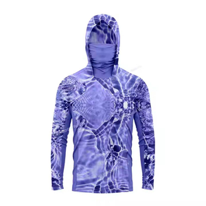 เสื้อฮู้ดตกปลาแบบมืออาชีพ แห้งเร็ว สำหรับทีมแข่งขันและตลาดขายส่ง - Product Image 4