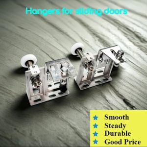 Accessoires industriels de haute qualité pour contrôleur d'<span class=keywords><strong>air</strong></span> stockage à froid ouvre-porte coulissante arrêt fin cintre Guide roue-vis facile - Product Image 2