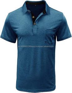 Camisetas Polo Deportivas de Manga Corta para Hombre, Camisetas de Golf Casuales que Absorben la Humedad, Camisetas con Cuello y Logotipo Personalizado con Bolsillo - Product Image 5