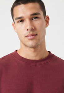 <b>Men's</b> Cotton Two Piece Sweatshirt Set Crew Neck Loose Fit Casual Oversize Fleece Baggy Drop Shoulder <b>Sweat</b> <b>Shorts</b> Set <b>Men</b> - Product Image 5
