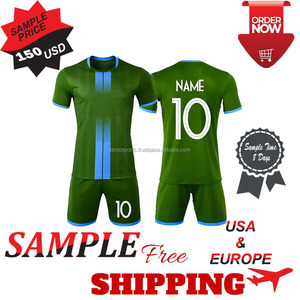 ชุดเสื้อทีมฟุตบอลผ้าโพลีเอสเตอร์แขนครึ่งแขนทำจากโพลีเอสเตอร์100% สำหรับผู้ชายชุดเสื้อฟุตบอลแบบซับลิเมชันเทคนิคออกแบบโลโก้ได้ตามต้องการ - Product Image 6